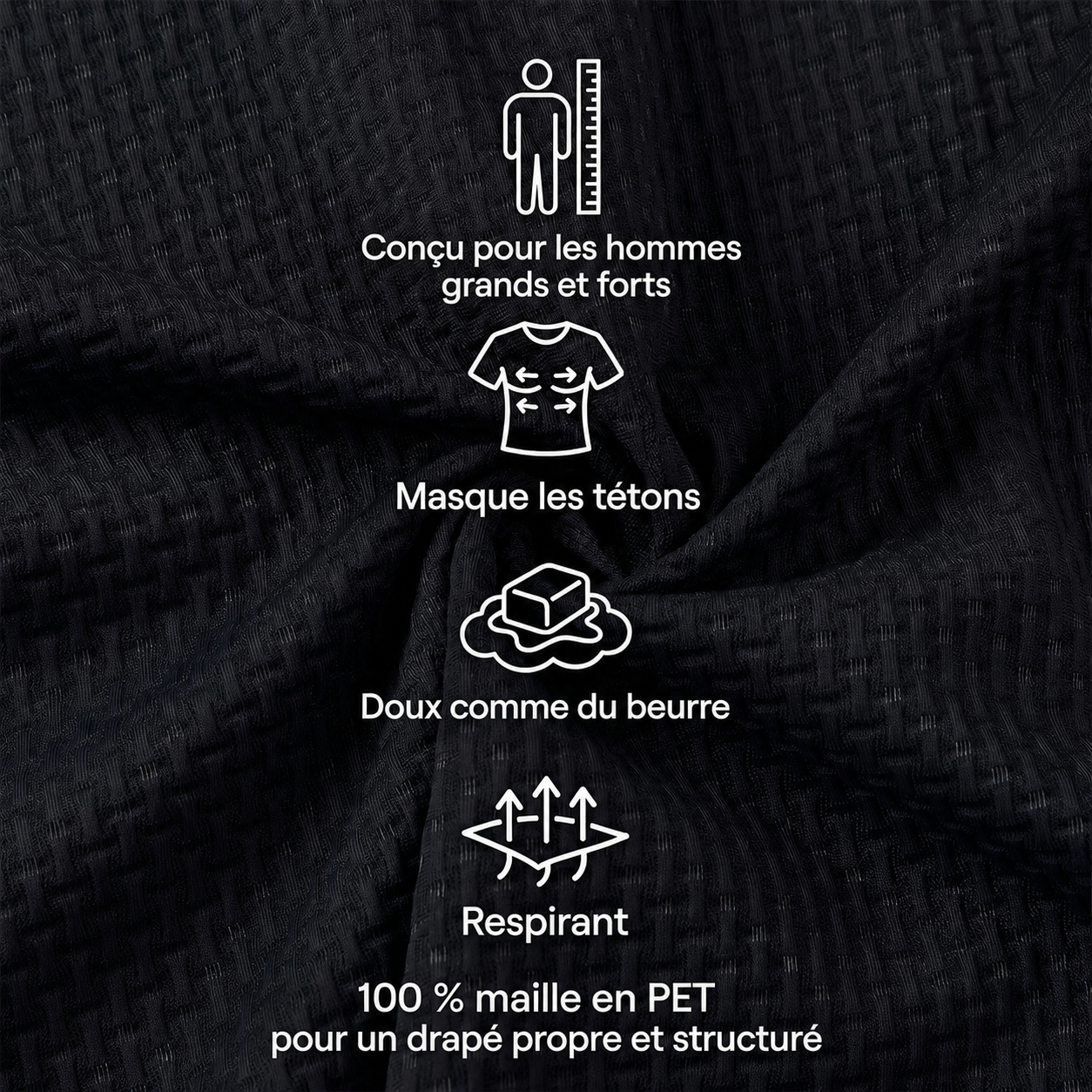 Flex- Polo Homme Ultra Confortable