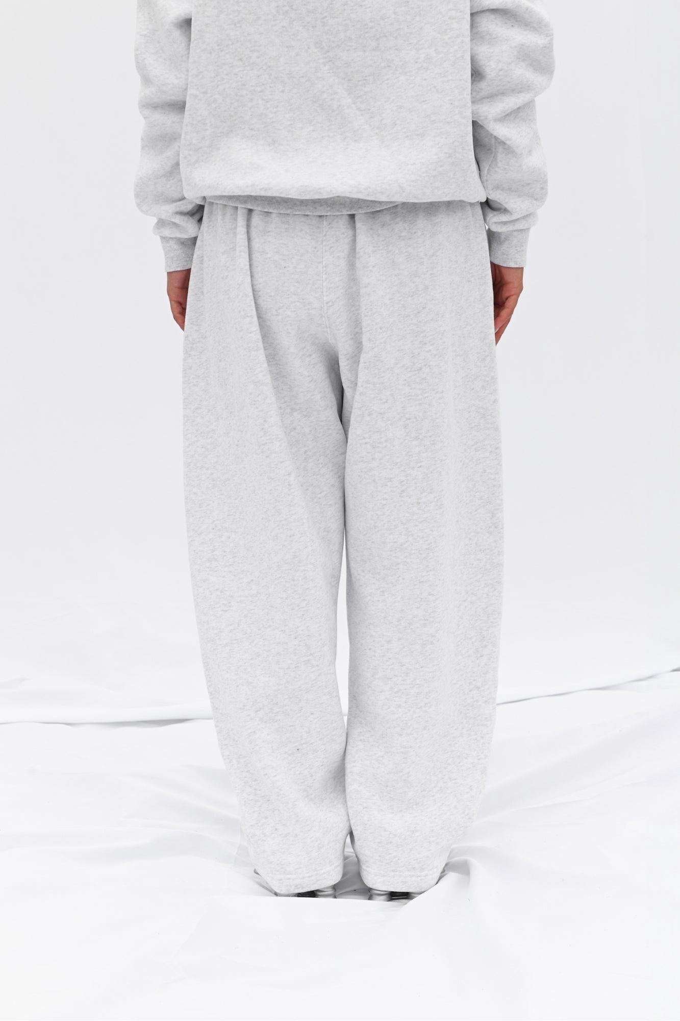 COZY STRAIGHT LEG SWEATS - GREY (PRE ORDER)